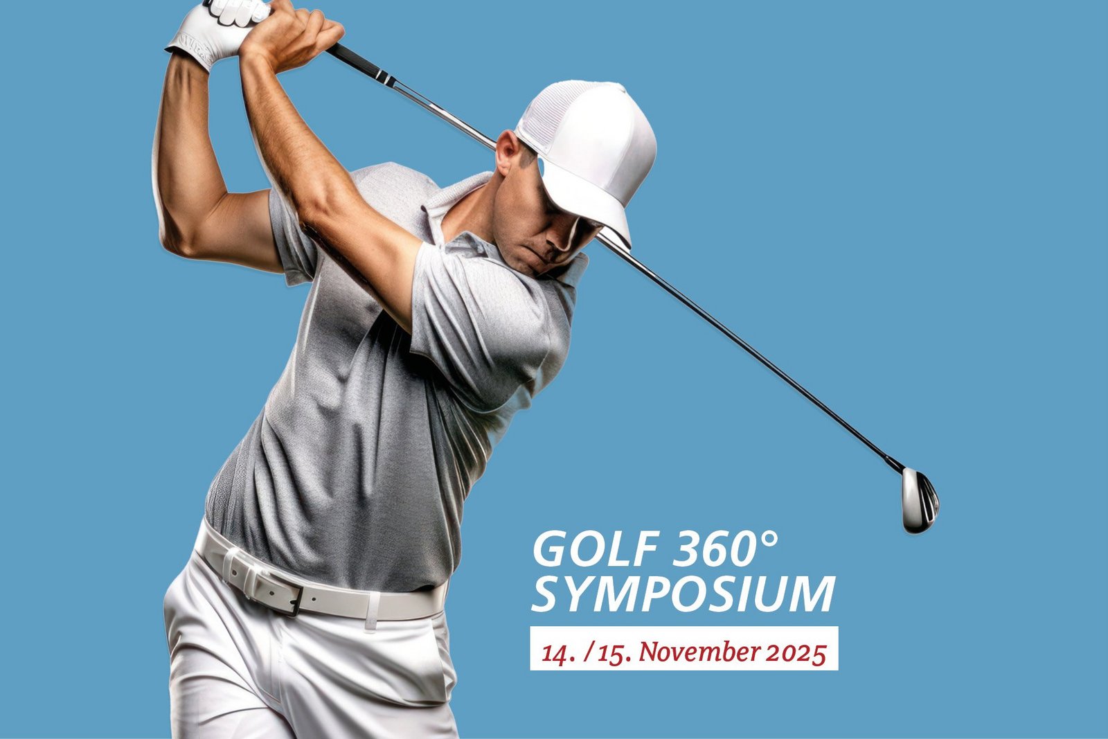 Ein Golfspieler