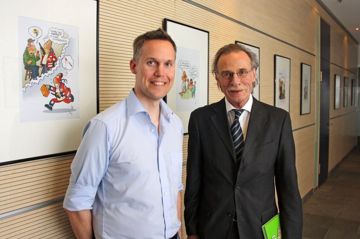 Daniel Lüdeling und Prof. Dr. Wilhelm Schmitz