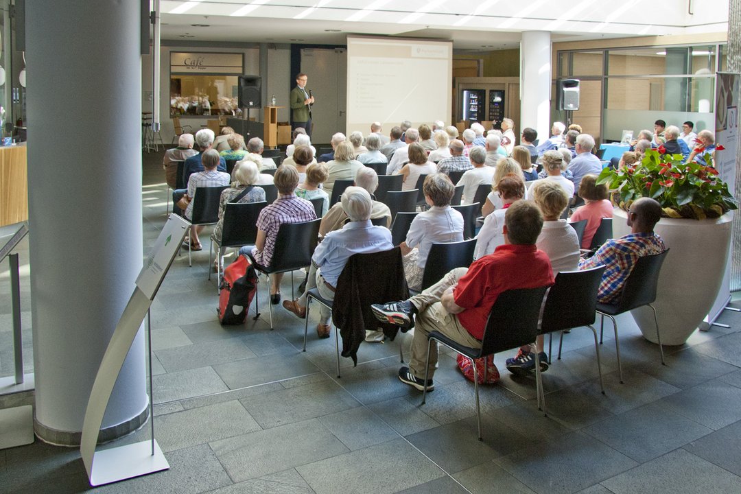 Patiententag im Klinikfoyer